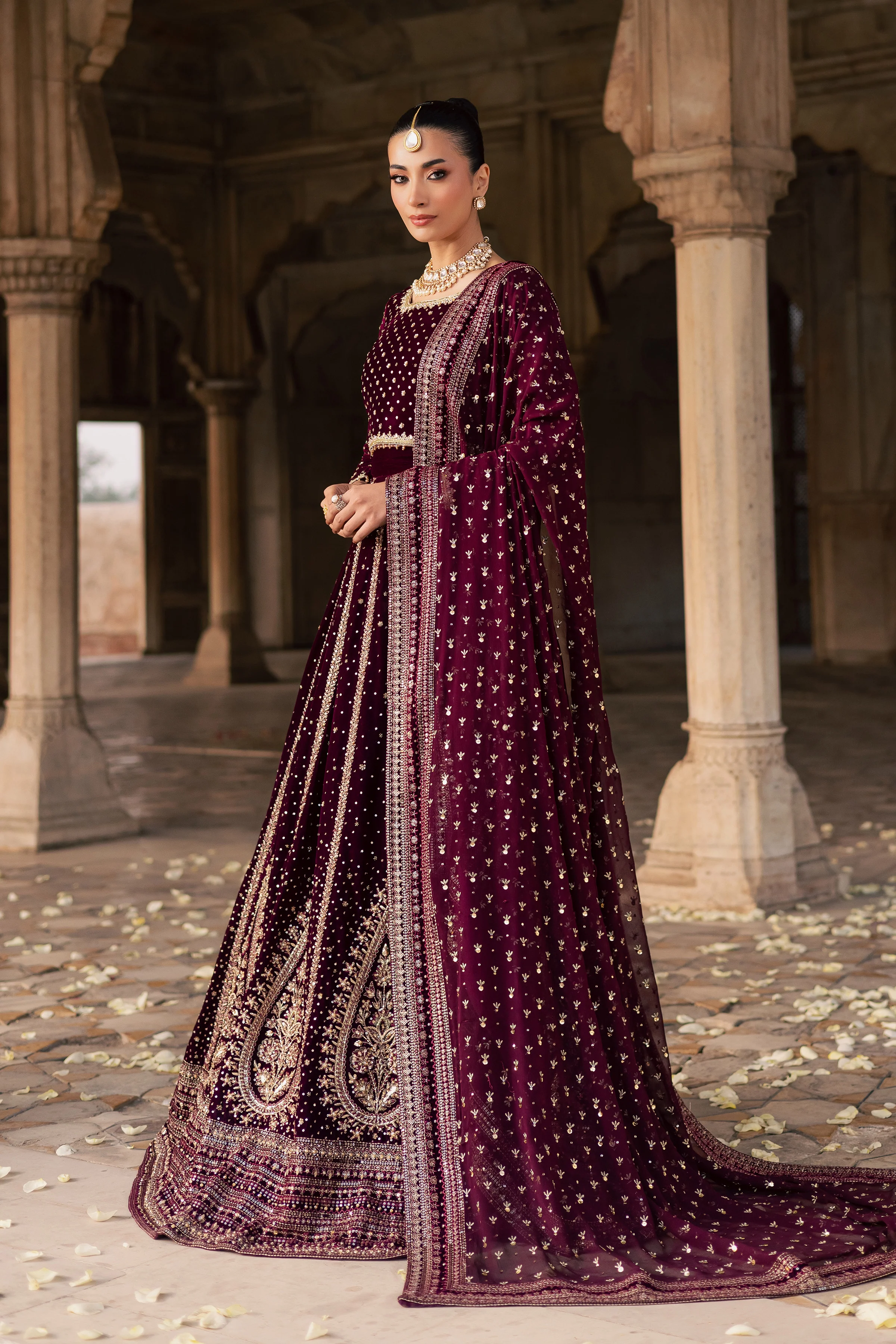 Aroos e Laal 3Pc - Bridal Dress - Image 12