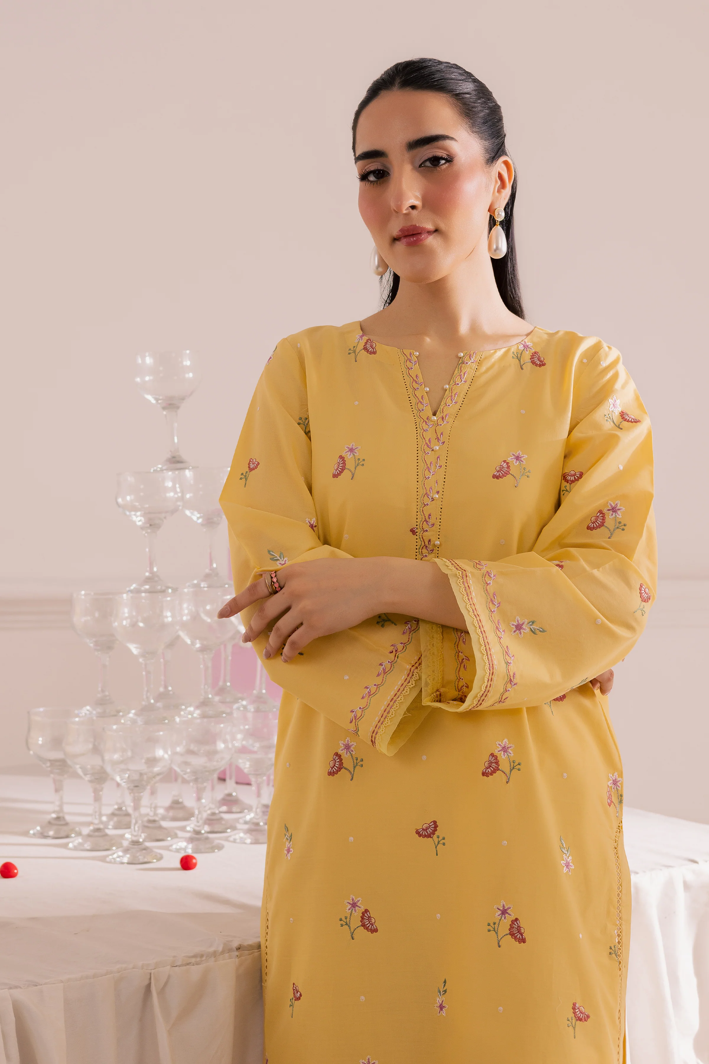 Butterfield 2Pc - Embroidered Casual Pret - Image 5