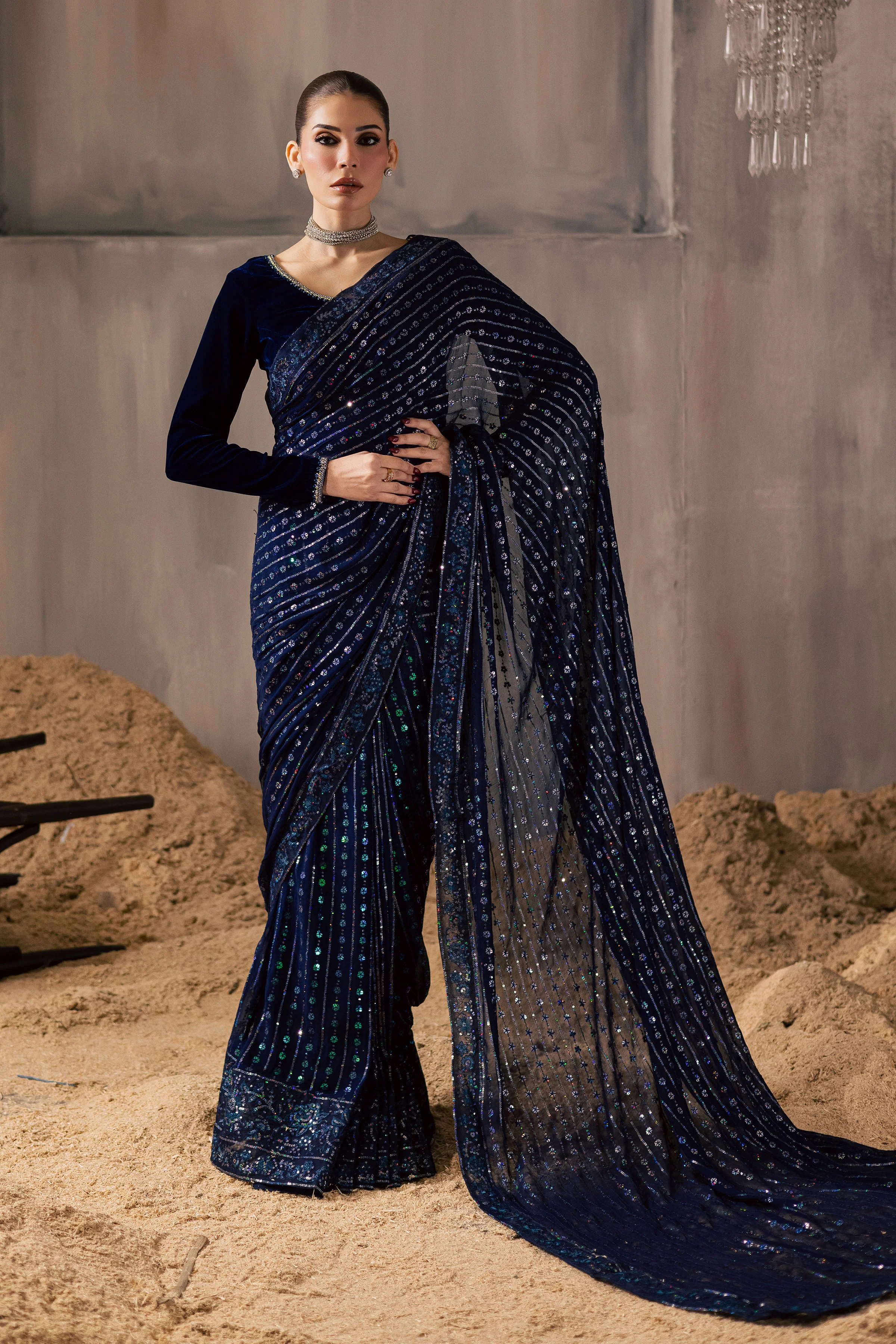 Dew Drop 3Pc - Velvet Luxe Pret - Image 3