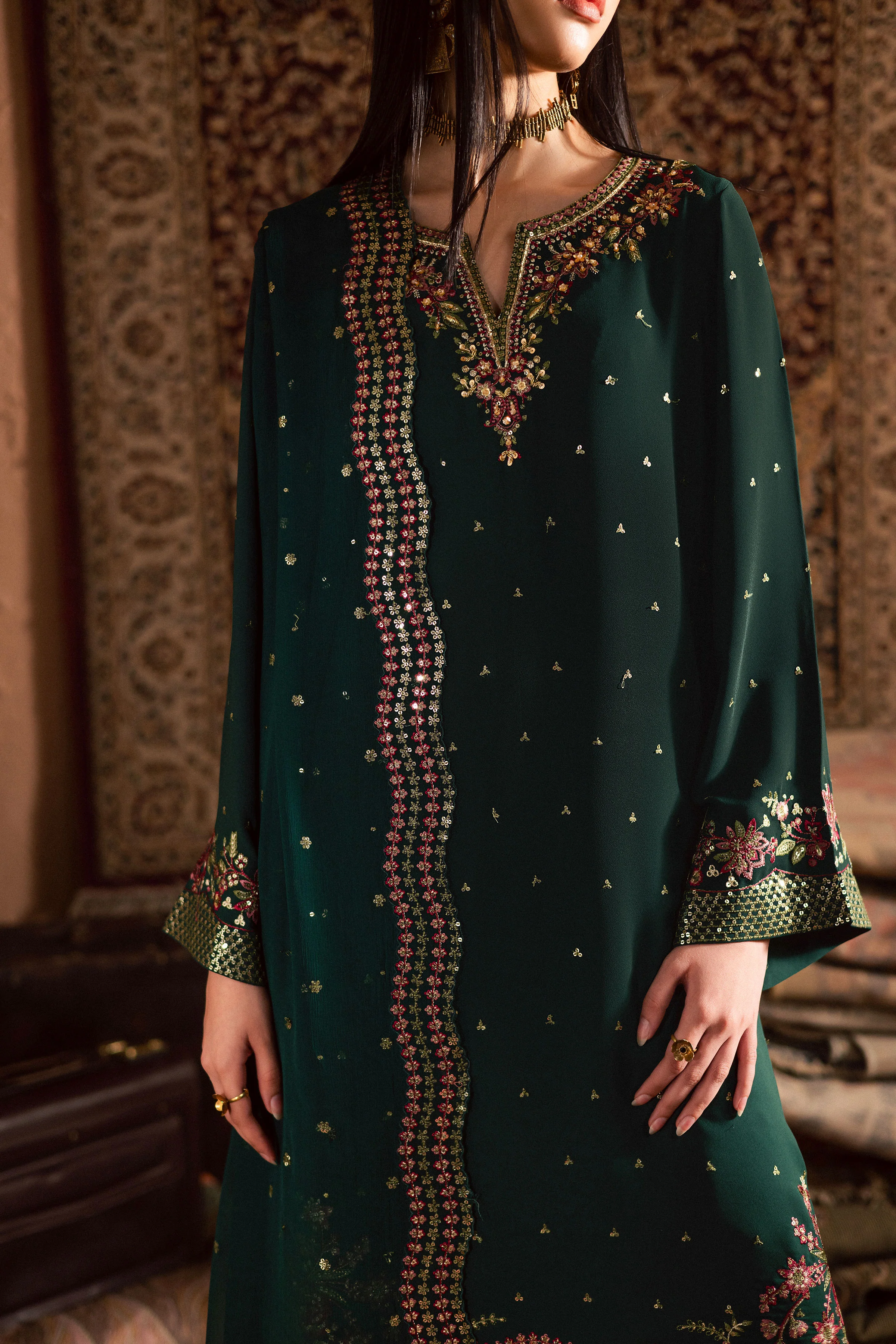 Esmer 3Pc- Festive Luxe Pret - Image 8