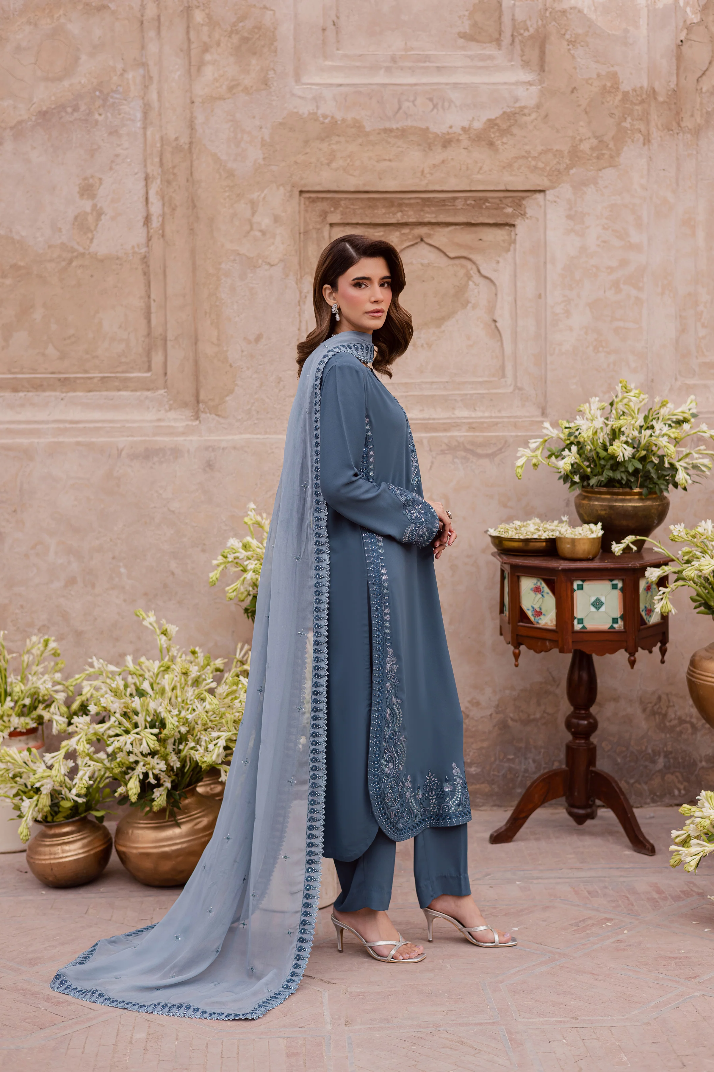 Florina 3Pc - Festive Luxe Pret - Image 6