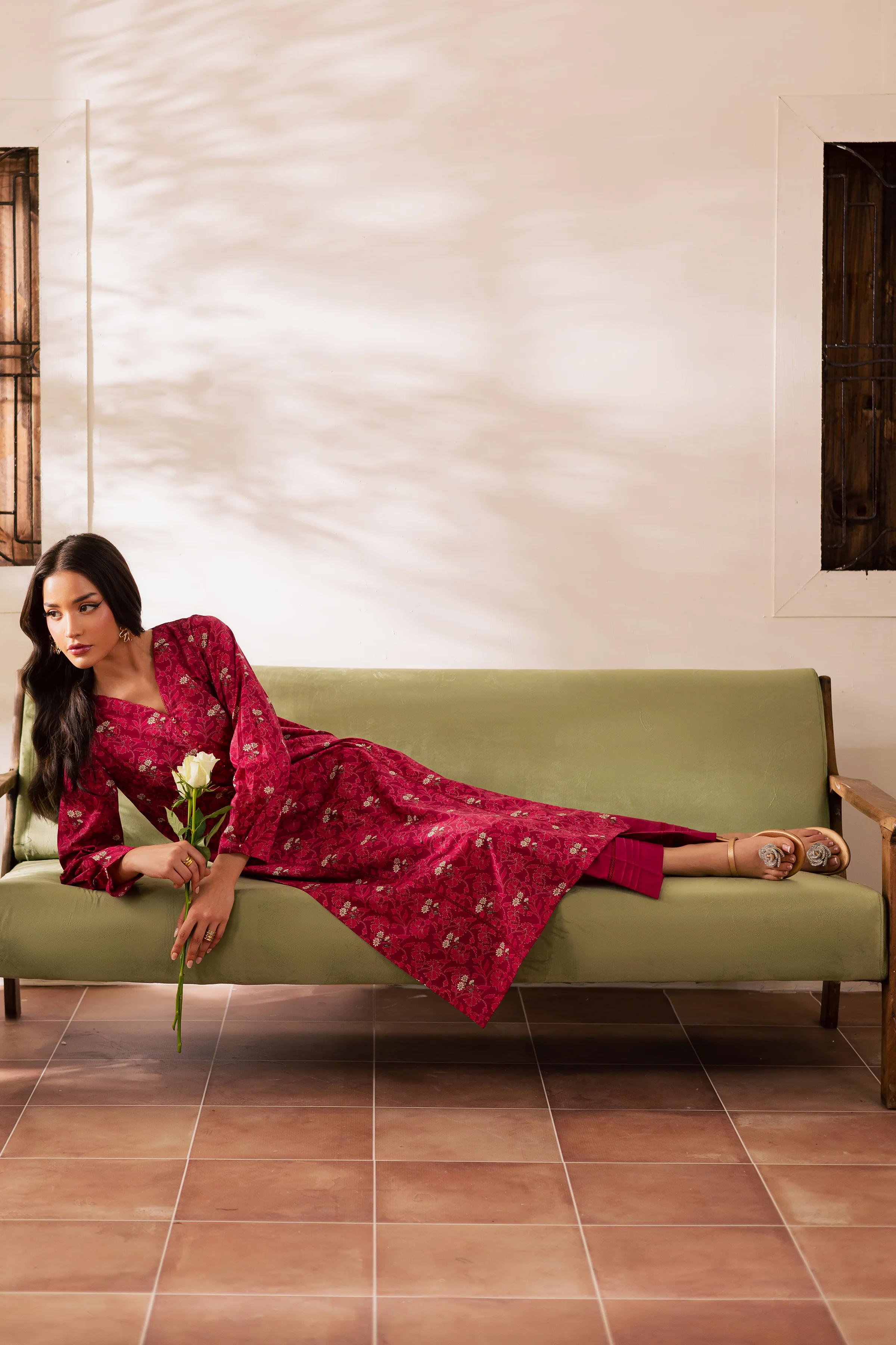 Haima 2Pc - Printed Casual Pret - Image 5