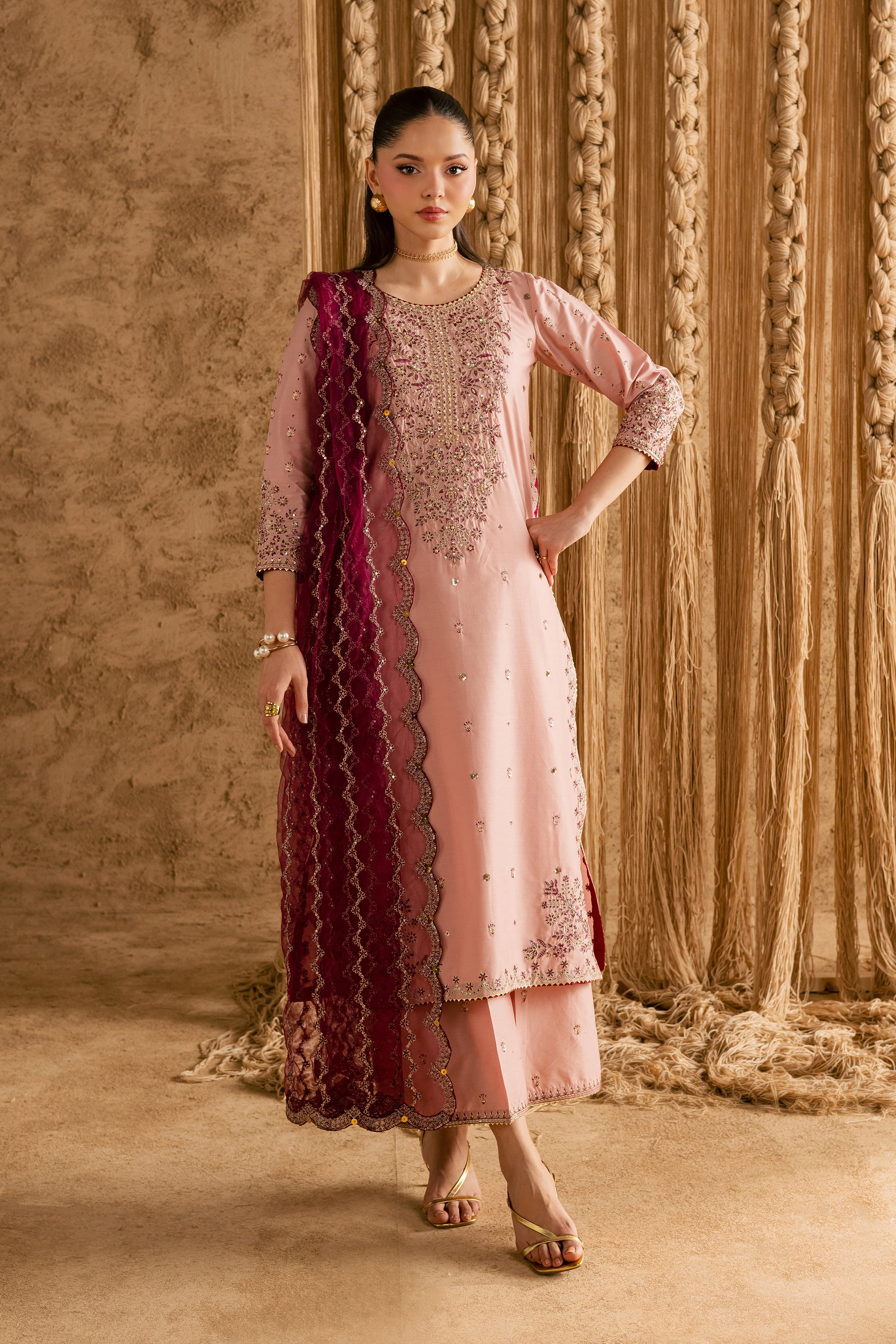 Malaal 3Pc - Festive Eid Pret - Image 6