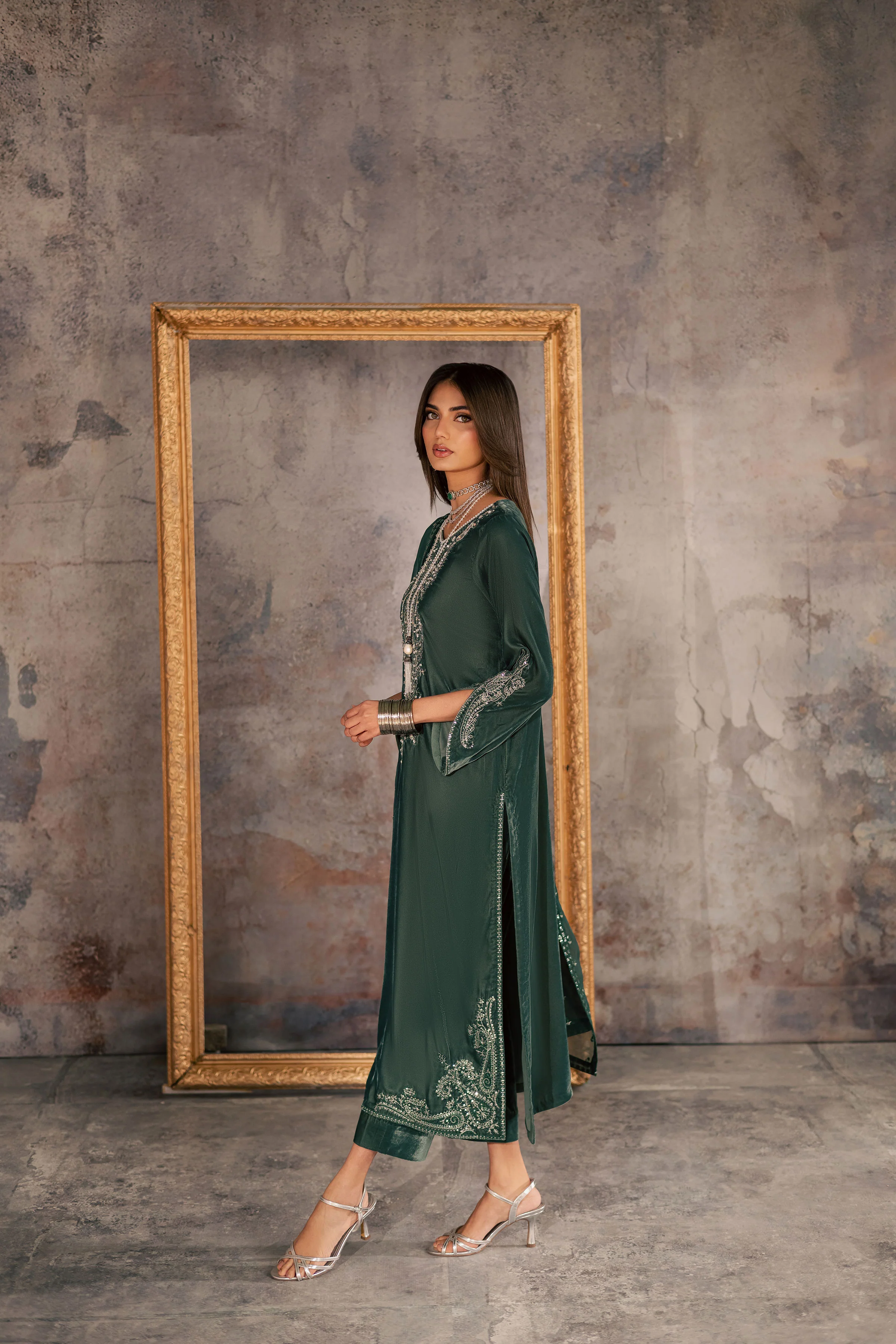 Opal 3Pc - Velvet Formal Dress - Image 7