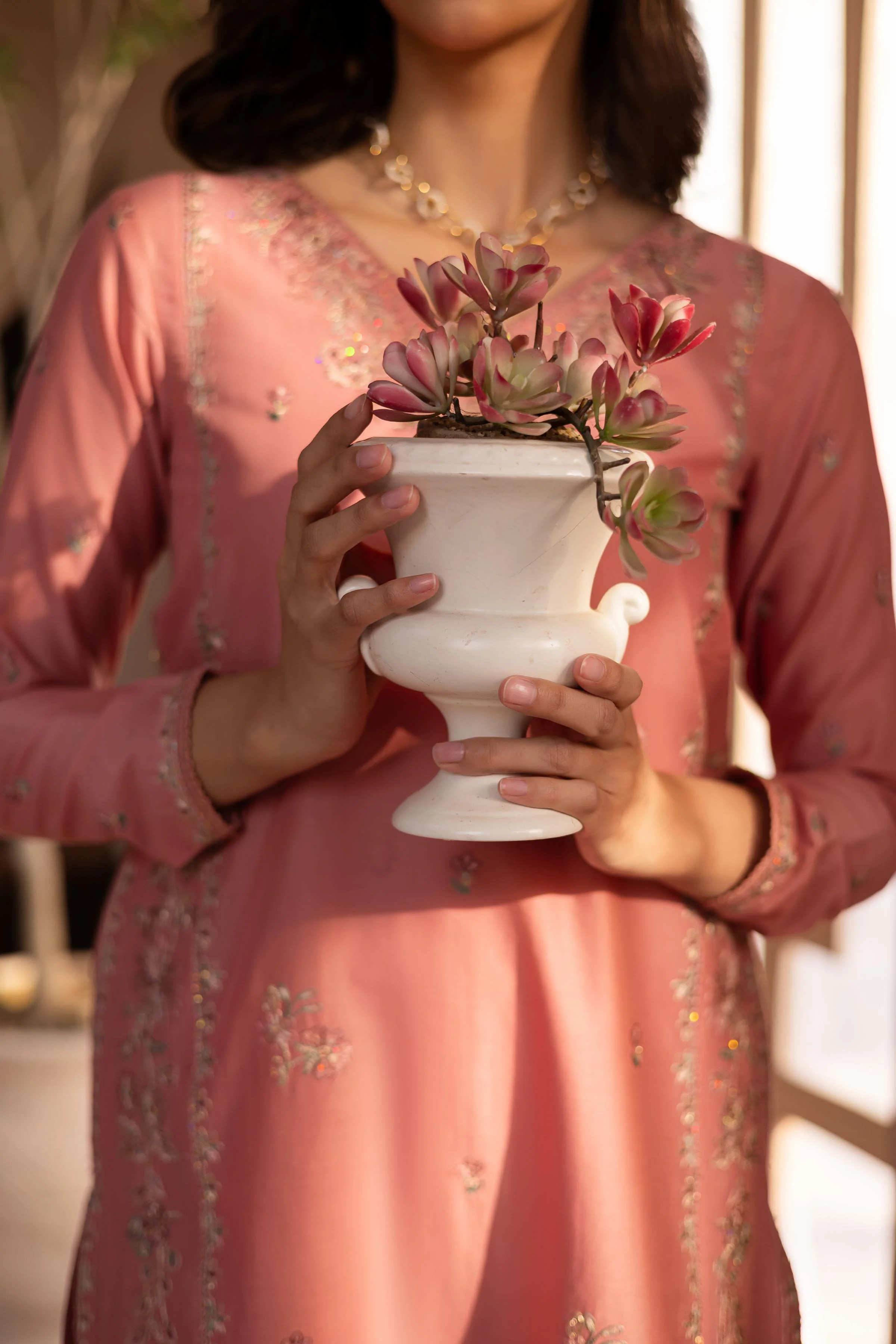 Pink Lilly 2Pc - Printed Lawn Dress - Image 7