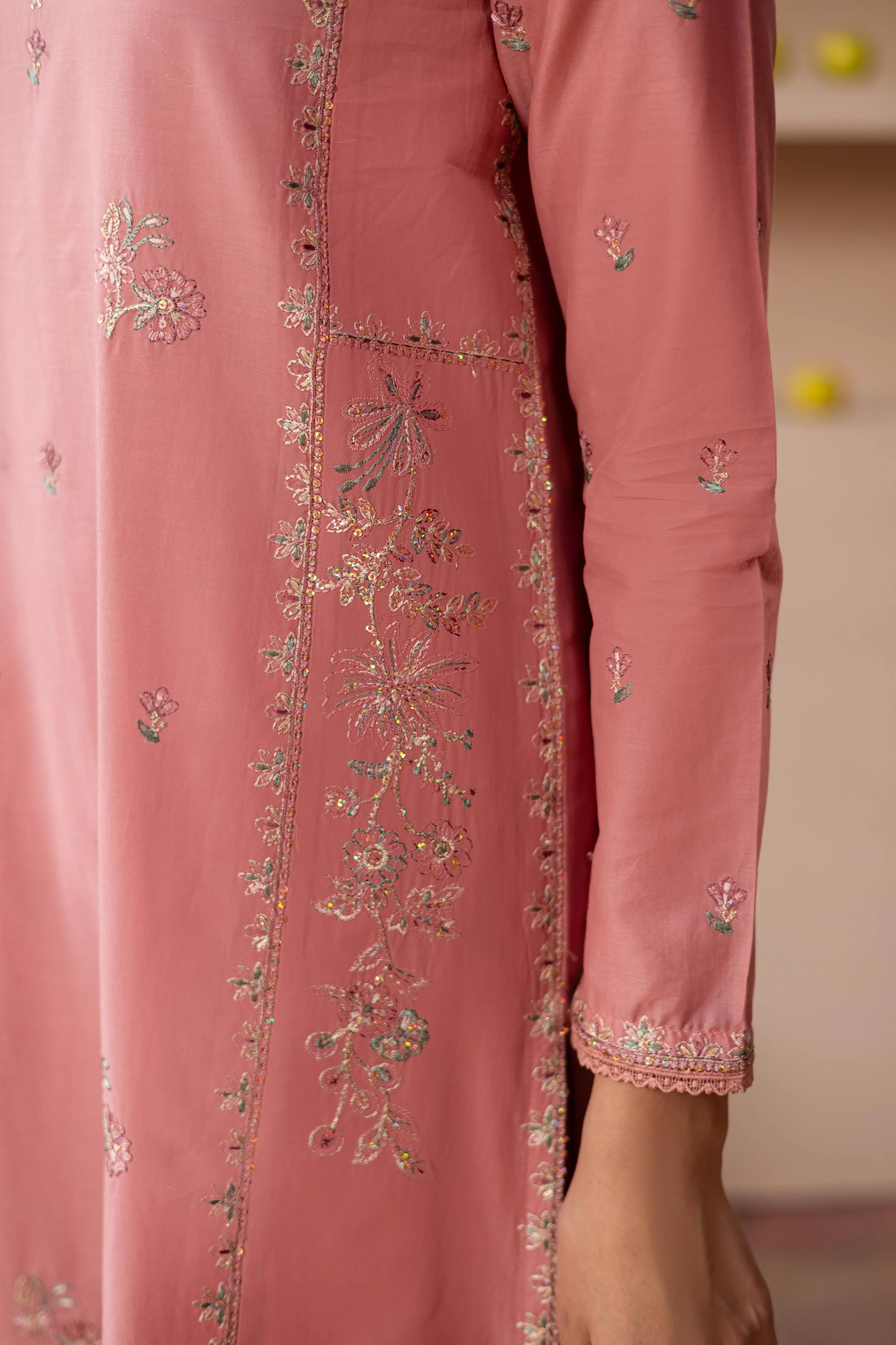 Pink Lilly 2Pc - Printed Lawn Dress - Image 9