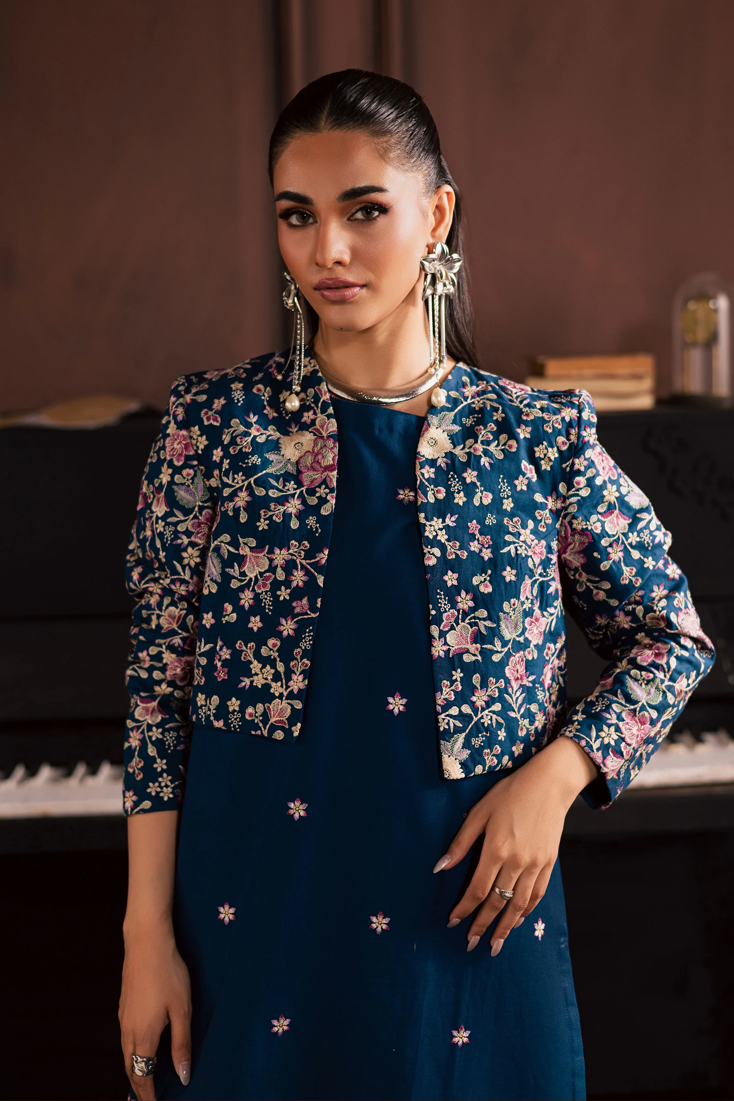 Purkashish 3Pc - Embroidered Khaddar Dress - Image 6