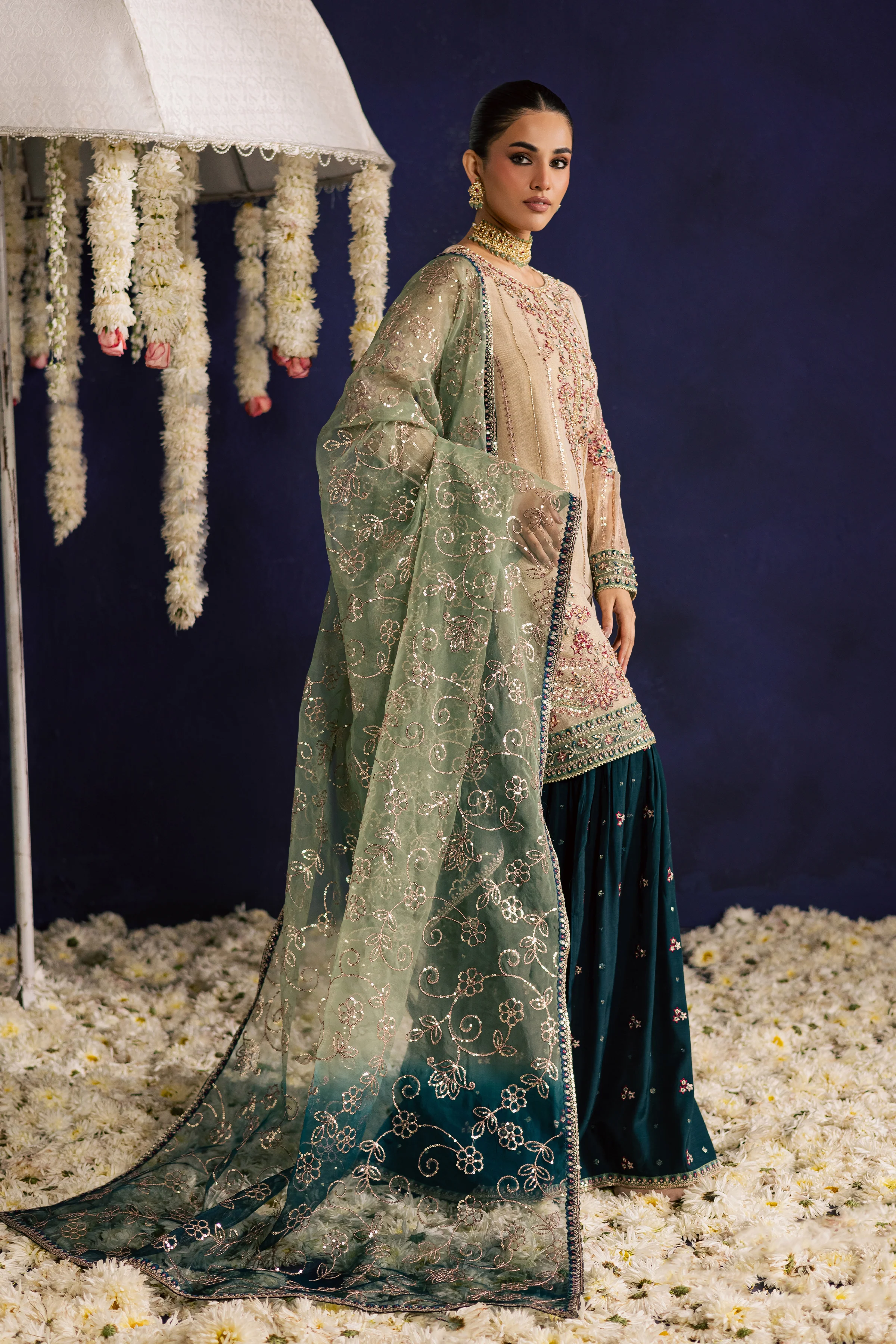 Rangeen 3Pc - Wedding Formal Dress - Image 7