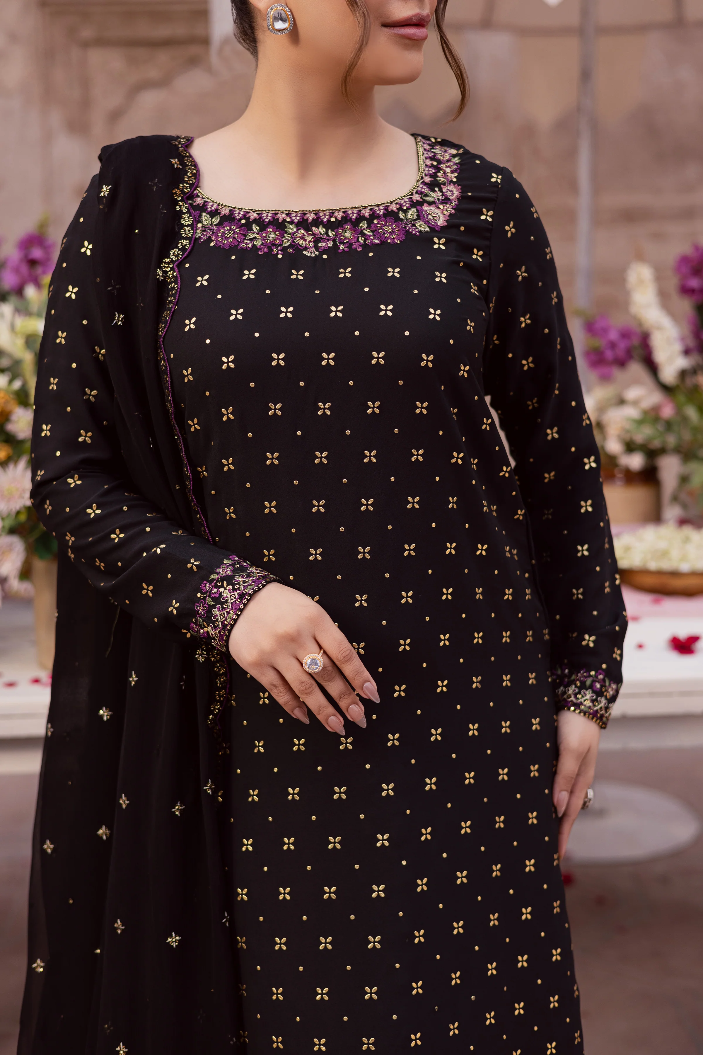 Rivka 3Pc - Festive Luxe Pret - Image 5