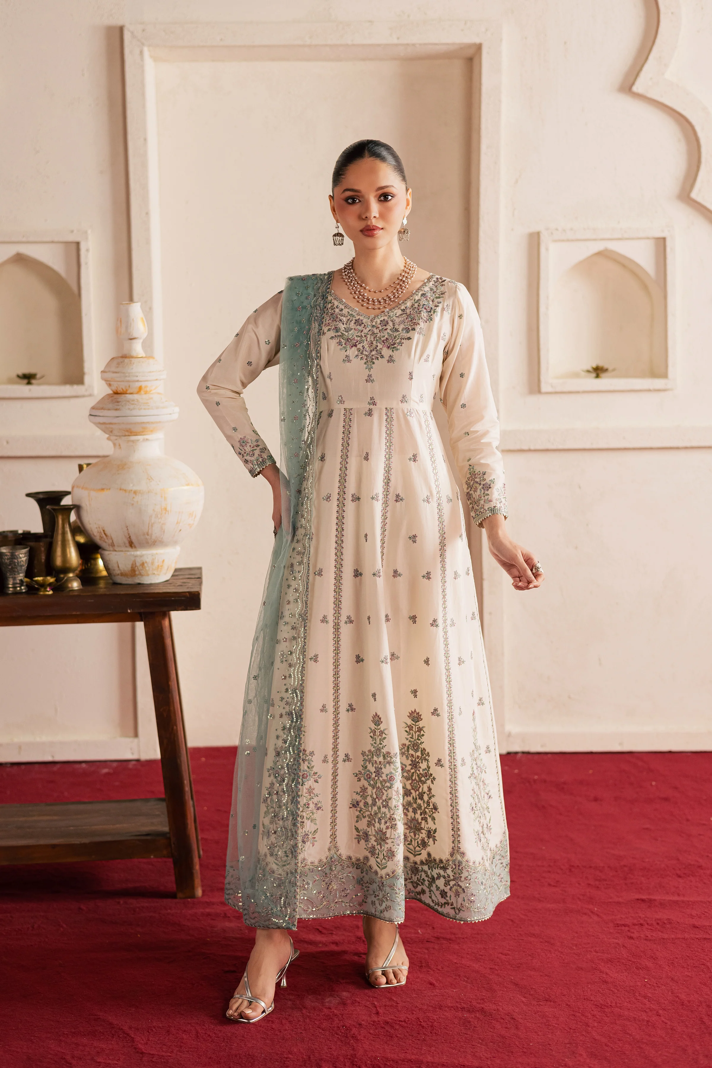Sunehra 3Pc - Festive Embroidered Lawn - Image 3